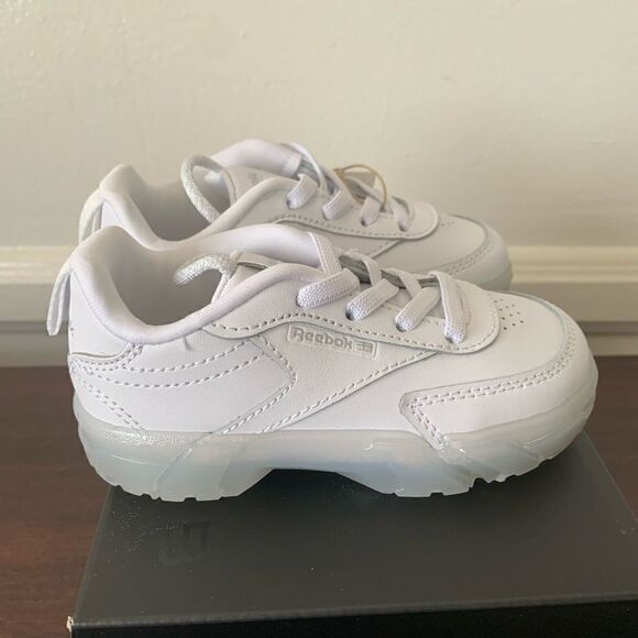 Cardi B X Reebok leather platform sneaker size 7 new - Picture 3 of 16